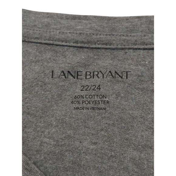 Lane Bryant Glam T-SHIRT Curvy Plus Sz 22 24 Gray YOU GOT THIS Sparkle Dazzle - Picture 14 of 16